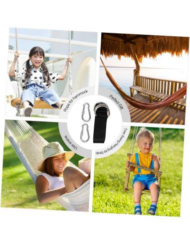 Cintas de Hamaca Happyyami 2 Piezas Alta Resistencia 200x4.8cm