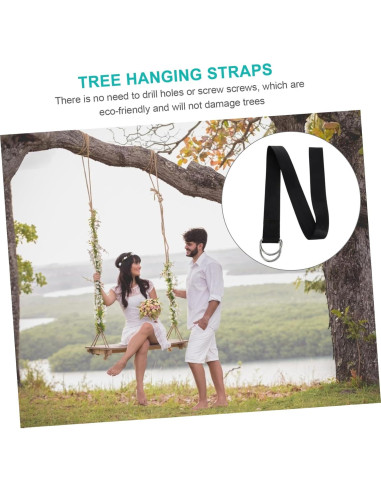 Correas Colgantes para Hamacas Abaodam 2 Piezas 200x4.8cm