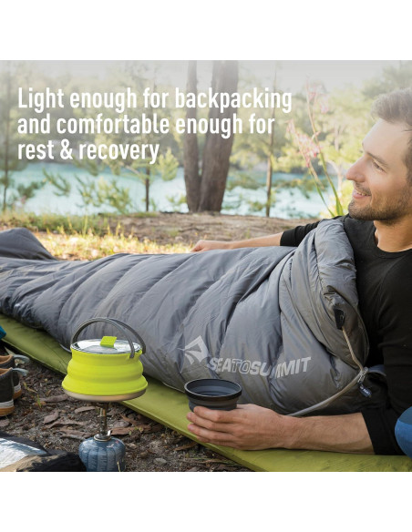 Sistema de Sueño Sea to Summit: Colchoneta Camp SI y Almohada Aeros