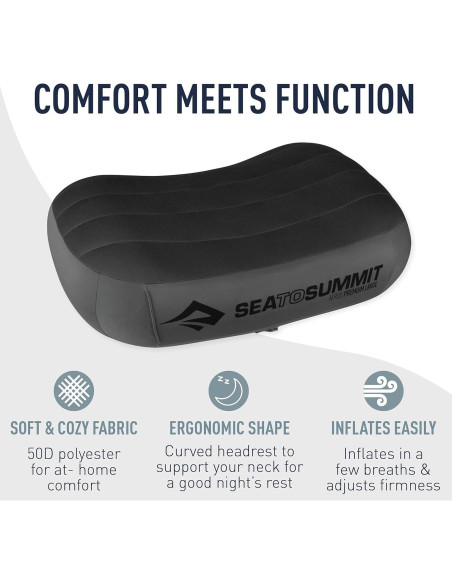 Sistema de Sueño Sea to Summit: Colchoneta Camp SI y Almohada Aeros