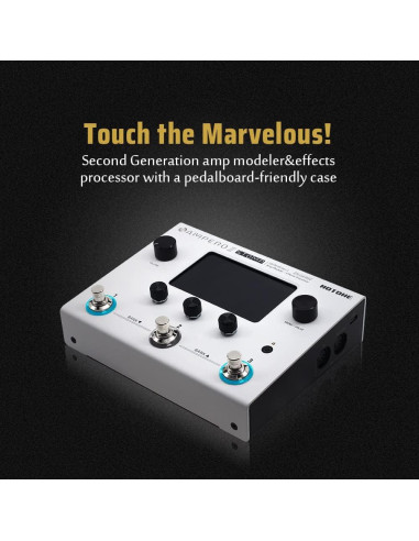 Procesador de Efectos Múltiples HOTONE Ampero II Stomp + Pedal