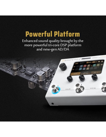 Procesador de Efectos Múltiples HOTONE Ampero II Stomp + Pedal