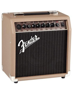 Amplificador Fender Acoustasonic 15 con Cable y Accesorios 2