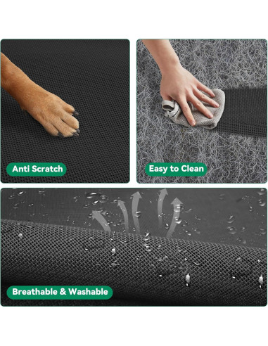 Cama Elevada para Perros DOPEDIO 110x81 cm Negra Antideslizante