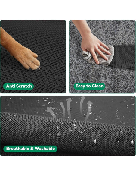 Cama Elevada para Perros DOPEDIO 110x81 cm Negra Antideslizante