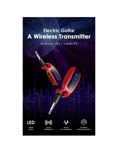 Micrófono Inalámbrico Arklove 1/4" (6.35mm) para Guitarra