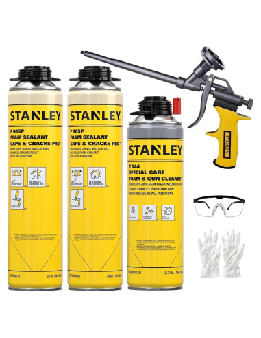 Sellador de Espuma Stanley F905P 2x24 Oz - Aislante Impermeable