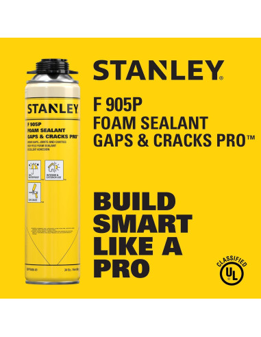 Sellador de Espuma Stanley F905P 2x24 Oz - Aislante Impermeable