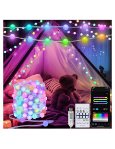 Luces de Cuerda Inteligentes Echosari 10M RGB Control APP