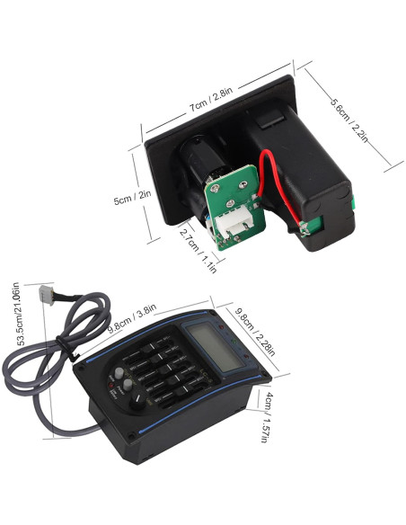 Ecualizador de Pastilla de Guitarra 5 Bandas con Pantalla LCD