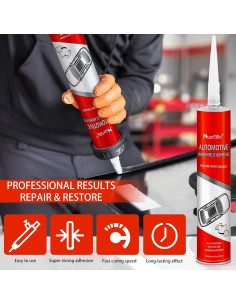 Sellador de Parabrisas Poliuretano MuzeFansi 2 Paquetes 310 ml 2