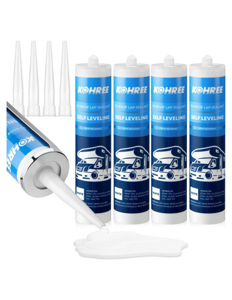 Sellador de Techo Autonivelante Kohree 4 Unidades 1.98 kg