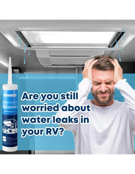 Sellador de Techo Autonivelante Kohree 4 Unidades 1.98 kg