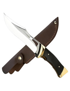 Cuchillo Fijo Genérico 18.5 cm Acero Inoxidable con Funda