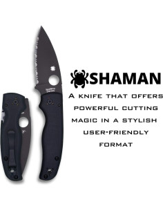 Cuchillo Plegable Spyderco Shaman 9.14 cm Acero CPM S30V 2