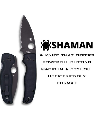 Cuchillo Plegable Spyderco Shaman 9.14 cm Acero CPM S30V