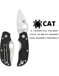 Cuchillo Plegable Spyderco Cat C129GP 6.35 cm Acero Inoxidable 2