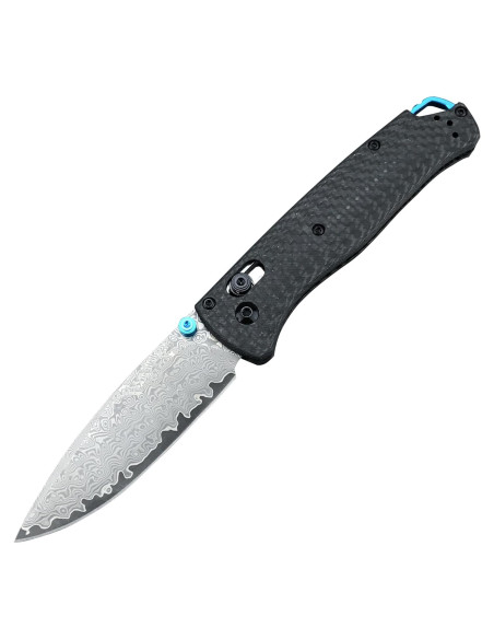 Cuchillo Plegable EDC HUAAO Damasco Carbono 8.1cm 60g