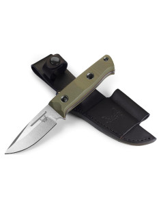 Cuchillo de Supervivencia Benchmade Mini Bushcrafter 165-1 OD Verde G10