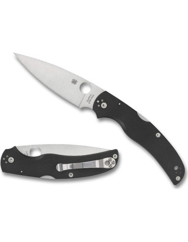 Cuchillo Plegable Spyderco Native Chief G-10 Negro 10.37 cm