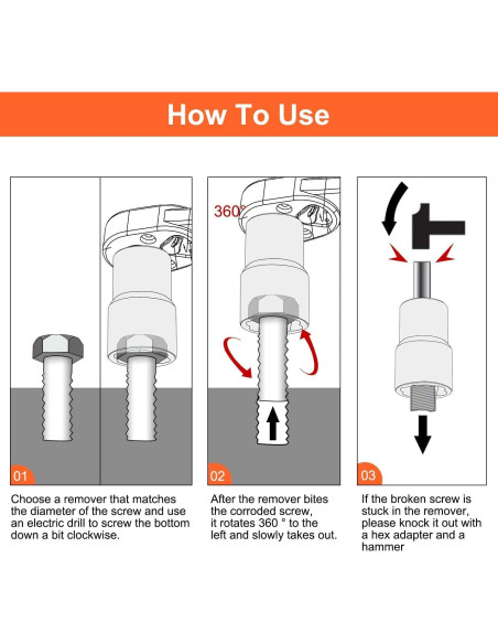 Juego de Extractores de Tuercas XEWEA 9 Piezas 1/2" Drive