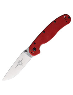 Cuchillo Plegable Ontario Rat II Rojo G-10 Hoja S35VN 7.62 cm