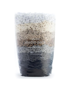 Kit de Tejido de Posavasos Friendly Loom - Algodón Neutro 48 Piezas