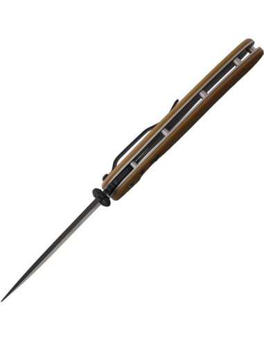 Cuchillo Plegable Ontario Rat IA, Acero Inoxidable AUS-8, Mango G-10