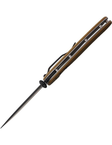 Cuchillo Plegable Ontario Rat IA, Acero Inoxidable AUS-8, Mango G-10