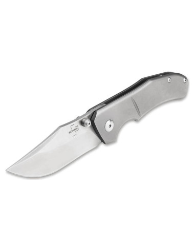 Cuchillo de bolsillo Boker Plus Jive D2 Titanio EDC 18.18cm