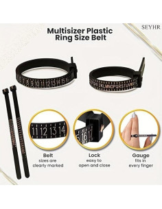 Medidor de Tamaño de Anillo Reutilizable UNIMERCADO 1-17 2