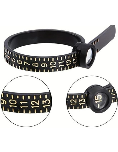 Medidor de Tamaño de Anillo Reutilizable UNIMERCADO 1-17