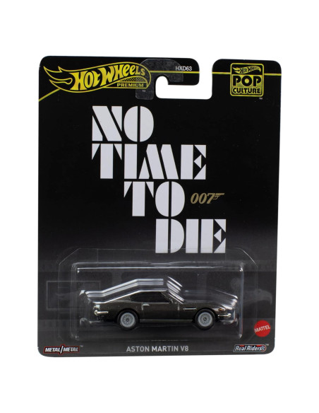 Coche Die Cast Aston Martin V8 Hot Wheels 1:64 7 cm