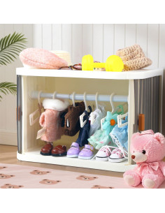 Armario Plegable para Ropa de Muñecas Walant 15/17cm con Estante 2
