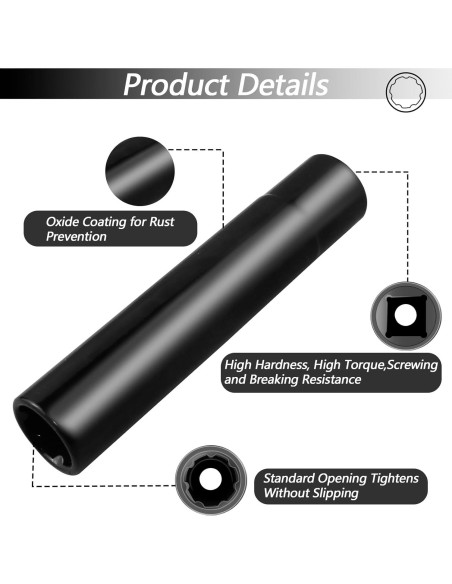 Llave de Tuerca de Pico OXDFK 7 Puntas 125mm Acero Pesado