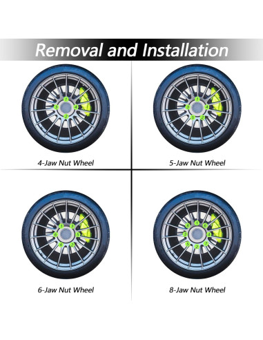 Llave de Tuerca de Pico OXDFK 7 Puntas 125mm Acero Pesado