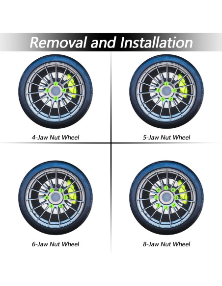 Llave de Tuerca de Pico OXDFK 7 Puntas 125mm Acero Pesado