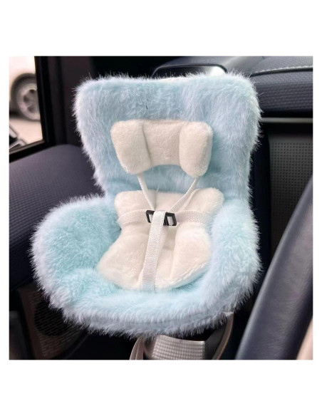 Asiento de Coche La-bubu Azul para Muñecas 17cm - Decorativo