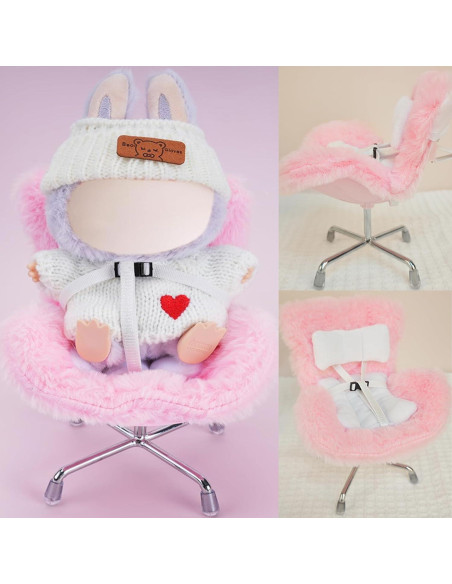 Asiento de Coche La-bubu Azul para Muñecas 17cm - Decorativo