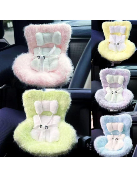 Asiento de Coche La-bubu Azul para Muñecas 17cm - Decorativo