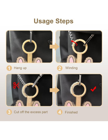 6 Pack Clip Lock La Boooo-boooo para Muñecas - Protección Segura