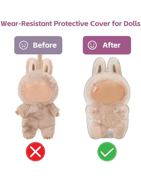 Estuche Protector Transparente Fommt DCL para Muñecas