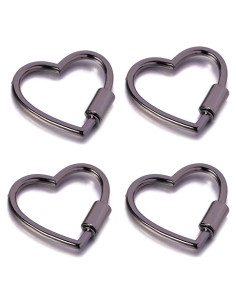 Juego de 4 Carabineros en Forma de Corazón KCKEYS 30mm