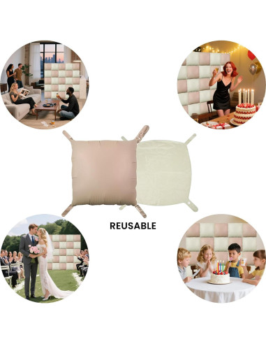 Kit de Arco de Globos de Foil NYEONHRT 25 Piezas 48 cm