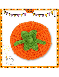 Conjunto Sombrero y Botines Calabaza XINRUI Bebés 0-12 Meses 2