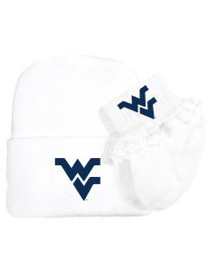 Gorro y calcetines de punto para bebé West Virginia 1101