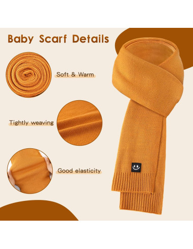 Conjunto de gorro, mitones y bufanda para bebés - Térmico