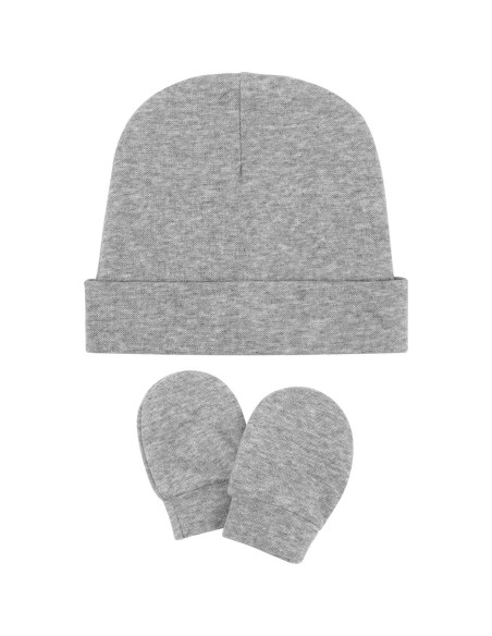 Conjunto de Gorro Beanie y Manoplas AQOKKA para Bebés 0-6 Meses