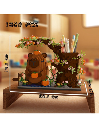 Juego de Bloques de Construcción Micro Capibara 1800 Piezas