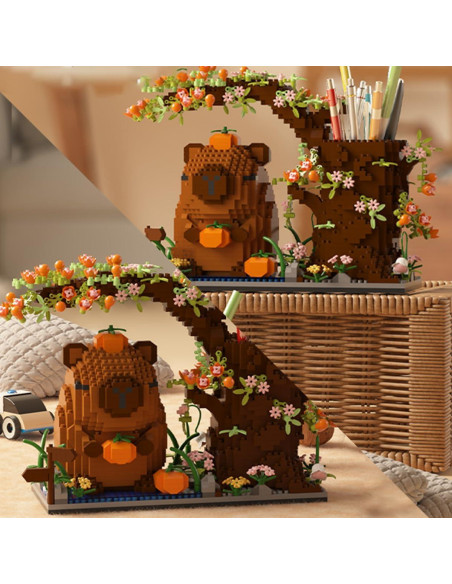 Juego de Bloques de Construcción Micro Capibara 1800 Piezas